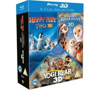 3D Triple Pack - Happy Feet 2 / Yogi Bear / Legend Of The Guardians [Edizione: Regno Unito] [Edizione: Regno Unito]