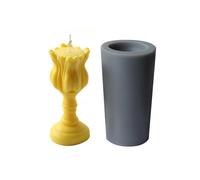 3D Tulip Candle Silicone Mold Soap Crayon Wax Mould Home Ornaments Making Supply