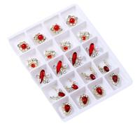 3D Unghie Strass Fiocco Unghie Arte Charm Decorazioni Misto Forme Chiodi Cristallo Charm Per Chiodi Acrilici