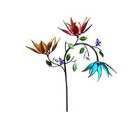 3D Unico E Magico Mulino A Vento In Metallo Spin, Vento Spinner Per Il Giardino, Vento Spinner Mulino A Vento, Vento Spinner Pali Ornamenti Per Il Cortile, Vento Scultura Spinner (Flower)