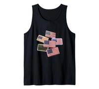3D USA Bandiere Amore USA I Love America Meme Bandiera Americana Canotta