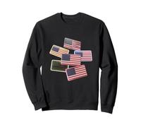 3D USA Bandiere Amore USA I Love America Meme Bandiera Americana Felpa