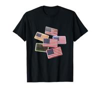 3D USA Bandiere Amore USA I Love America Meme Bandiera Americana Maglietta