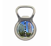 3D USA South Pointe Park Miami Beach Apribottiglie Frigorifero Frigorifero Magnete Metallo Vetro Cristallo Souvenir Regalo Decorazione della Casa