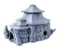 3D Vikings Orc Camp - Grande casa per gli accampamenti di orchi, perfetta per giochi di ruolo da tavolo Orcish, scala 28/32 mm