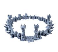 3D Vikings Orc Camp: set di barriere e recinzioni modulari, crea scenari dinamici sul campo di battaglia, scala 28/32 mm