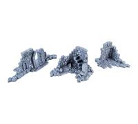 3D Vikings Set di edifici della città in rovina: eleva le tue campagne di wargaming e giochi di ruolo con scenari realistici da tavolo in scala 28/32 mm