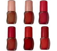 3D Volumizing Lip Gloss, Long-Lasting Shimmering Plump Effect,3D Volumizing Gloss,Hydrating & Moisturizing,High Shine,Non-Sticky Formula,Moisturizing Lip Gloss (6 pcs, 3ml each)