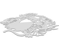 3D Wall Art with Cat Among Flowers - Modern Dimensional Pet Design Home Decor