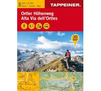 3D-Wanderkarte Ortler-Höhenweg. Cartina escursionistica 3D. 1:25.000. Ediz. tedesca, italiana e inglese