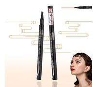 3d Waterproof Microblading Eyebrow Pen 4 Fork Tip Tattoo Pencil,4 Point Eyebrow Pencil, 4-head Split Waterproof Long-lasting Eyebrow Pencil, Long Lasting Precise Eyebrow Fork Tip Pen