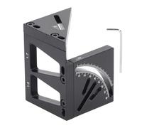 3D Woodworking Square in Aluminum Alloy, Multi - Angle Measuring Ruler for 45° and 90°, Carpenter Square Protractor with Detachable Design for Precision Woodworking