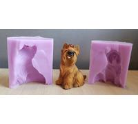 3D Yorkshire Terrier Stampo IN Silicone Per Torta Topper, Cioccolato, Clay Ecc.
