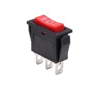 3D3P-RED KCD3 220V ON/OFF SPST Interruttore a bilanciere unipolare a singolo lancio 20A 125VAC Controls Switches