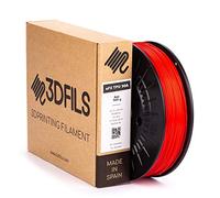 3DFILS - Filamento flessibile per stampa 3D eFil TPU 90A: 1,75 mm, 1 kg, rosso