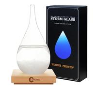 3DHOME Stazioni meteorologiche Glass Storm Previsioni meteorologiche Previsioni Meteo Creative Nordic Style Decorative Weather Glass (Large)