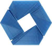 3DJAKE easyPETG Trasparente Blu - 1,75 mm / 1000 g