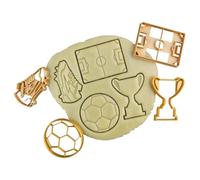 3DKOUPE - Tagliapasta calcio - Set di 4 - Maglia, palloncino, trofeo, ramponi - Colore a scelta - Progettato e prodotto in Europa