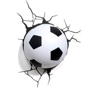 3DLightFX 3D Deco Calcio Muro Luce / Luce Notturna Con Crepa Adesivo