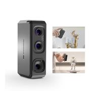 3DMakerpro Scanner 3D portatile per stampante 3D, 0,02 mm di alta precisione dettagliata, 10 FPS di scansione fulmine con lenti anti-vibrazione, scanner 3D portatile per Win10/MacOS - Seal Lite