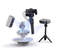 3DMakerpro Seal Scanner 3D Precisione 0,01 mm, Fotocamera a colori a 24 bit, Lenti ottiche anti-vibrazione, Velocità di scansione 10 FPS, Mini scanner 3D portatile con Smart Grip - Kit di lusso