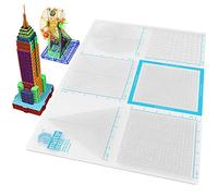 3Dmate Base - Tappetino per Penna 3D Trasparente, 45,7 x 30,5 cm, con Fusibile e Area di Giunzione, Silicone Flessibile e Resistente al Calore su Entrambi i Lati, Accessori per Penne 3D, compatibili