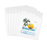 3dRose - Biglietti d'auguri per Cabo San Lucas, Messico, 6 x 6 cm, set da 6 (gc_295349_1)