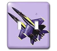 3dRose Blue Angels Featuring-Doppio Interruttore a Levetta (LSP_551_2), Variabile