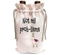 3dRose Borsa per vino, 34,3 x 21,6 cm, immagine di Not My Probllama