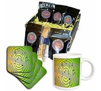 3dRose cgb_99607_1 Cool Vector Art for Music Lovers-Coffee Gift Basket, Multicolore
