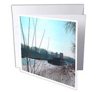 3DROSE GC 12268 1 6 x 15,2 cm "Riverboat biglietto d' auguri (confezione da 6)