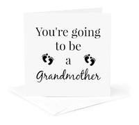 3dRose gc_256667_5 - Biglietto di auguri Youre Going to Be A Grandmother, 15,2 x 15,2 cm
