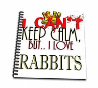 3DROSE i Cant Keep Calm, conigli memory Book, multicolore, 12 x 30,5 cm