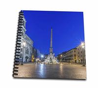 3DROSE Italia, Roma, piazza Navona at Dawn memory Book, multicolore, 12 x 30,5 cm