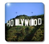 3dRose LLC lsp_101719_2 - Interruttore doppio a levetta"In The Hollywood Hills"