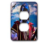 3dRose LLC lsp_123826_6 - Mascherina da uomo in ferro, con 2 prese