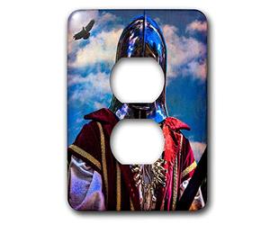 3dRose LLC lsp_123826_6 - Mascherina da uomo in ferro, con 2 prese