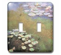 3dRose LLC lsp_126639_2 Water Lilies by Claude Monet n. 2 C 19141917 doppio interruttore a levetta