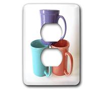 3dRose LLC lsp_12769_6 Koffee Time 2 - Copertura presa presa presa