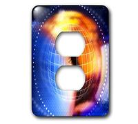 3dRose LLC lsp_16832_6 - Copertura per presa a 2 spine Our Planet