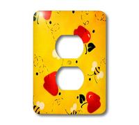 3dRose LLC lsp_17122_6 An Apple A Day 2 Plug Outlet Cover