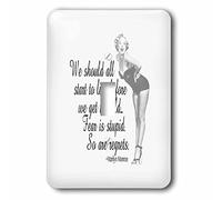 3DROSE llc. Lsp 173426 _ 1 We should all Start to Live before We Get too Old Black, white-single interruttore a levetta, multicolore