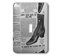 3dRose LLC lsp_22566_1 - Scarpe antiche da donna, interruttore singolo