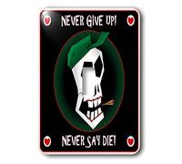 3dRose LLC lsp_24032_1 - Biglietto di morte con teschio dell'esercito, interruttore a levetta