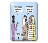 3DROSE llc. Lsp 38596 _ 1 Mark 01 - 14 - 20 Discipleship 101-peter pesca per people-single interruttore a levetta, multicolore