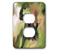 3dRose LLC lsp_3975_6 I am Strong Monkey 2 Plug Outlet Cover