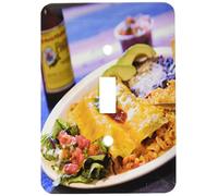 3dRose LLC lsp_89121_1 Shrimp Enchilada, Cucina messicana Destin, Florida Us10 Fvi0006 Franklin Viola Interruttore a levetta singola