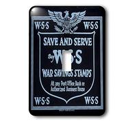3dRose LLC lsp_8948_1 World War I Vintage Save and Serve War Savings Stamps 2 Singolo interruttore a levetta
