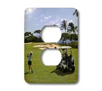 3dRose LLC lsp_89486_6 Coppia Golfing, Wailea Emerald Golf Course, Maui Us12 Bba0050 Bill Bachmann 2 Coperchio Presa Spina