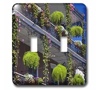 3dRose LLC lsp_90492_2 Louisiana, New Orleans quartiere francese, balcone Us19 Wbi0146 Walter Bibikow doppio interruttore a levetta